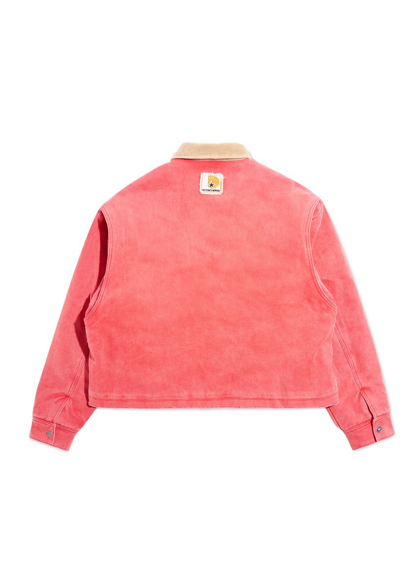Diet Starts Construction Hopkins Jacket - Coral