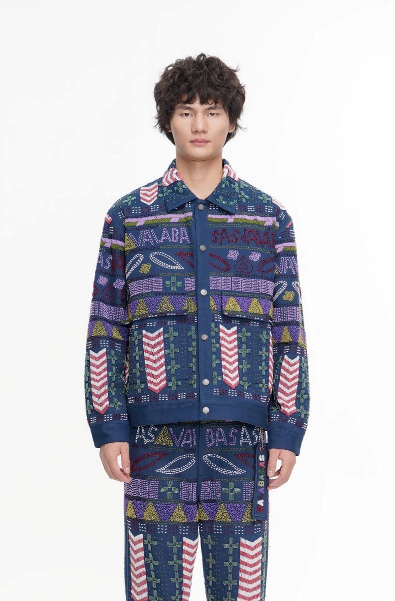 Valabasas Time Hand Beaded Jacket - Patterned