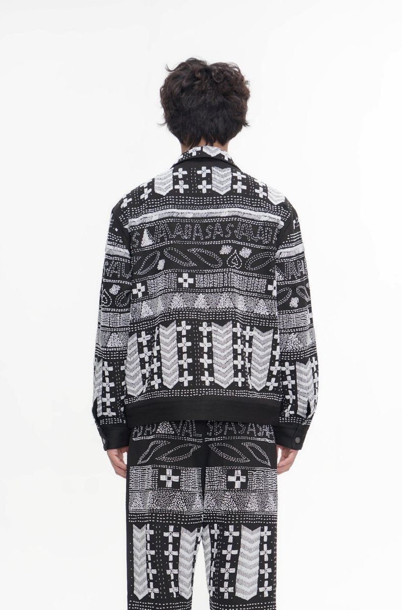 Valabasas Time Hand Beaded Jacket - Patterned