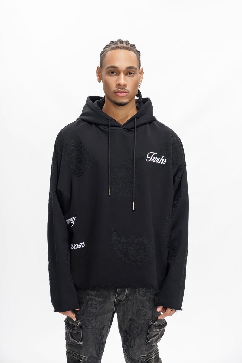 Trnchs Paisley Command Hoodie - Embroidered
