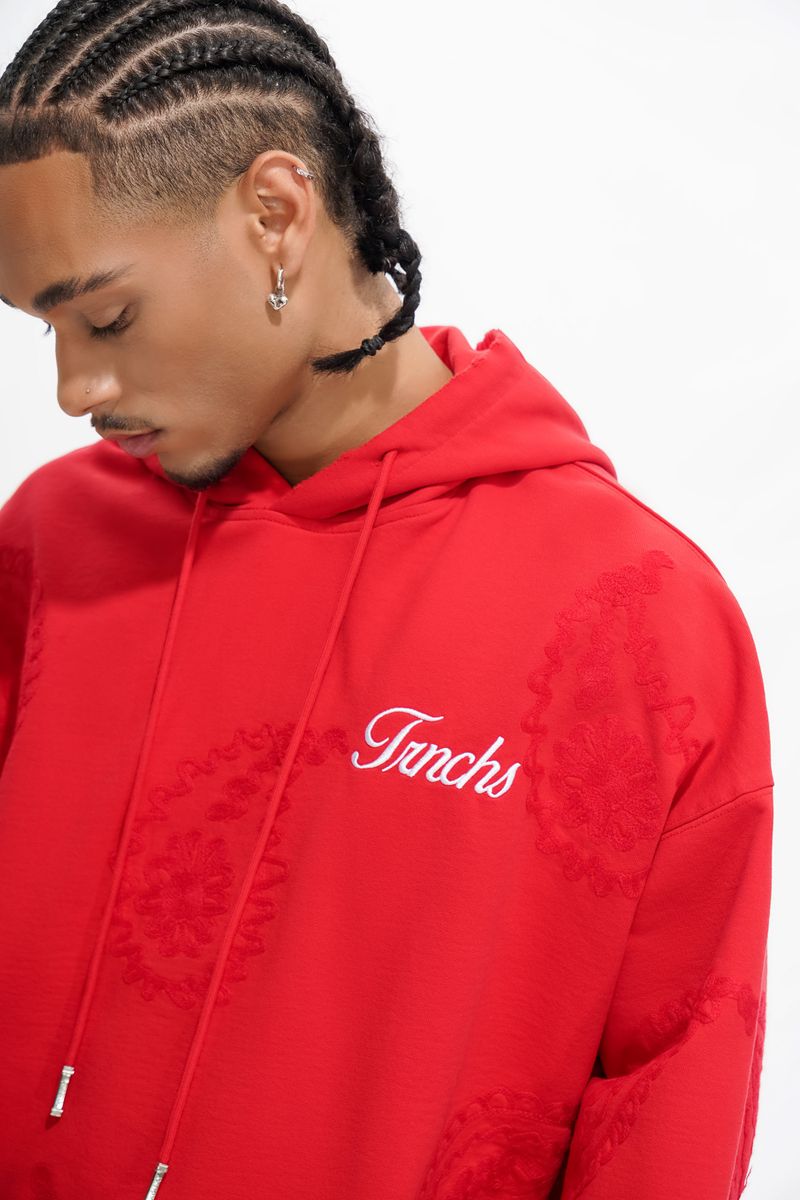 Trnchs Paisley Command Hoodie - Embroidered