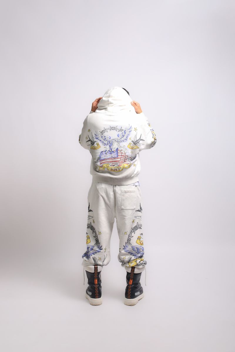 Elements Of Art Americana Hoodie