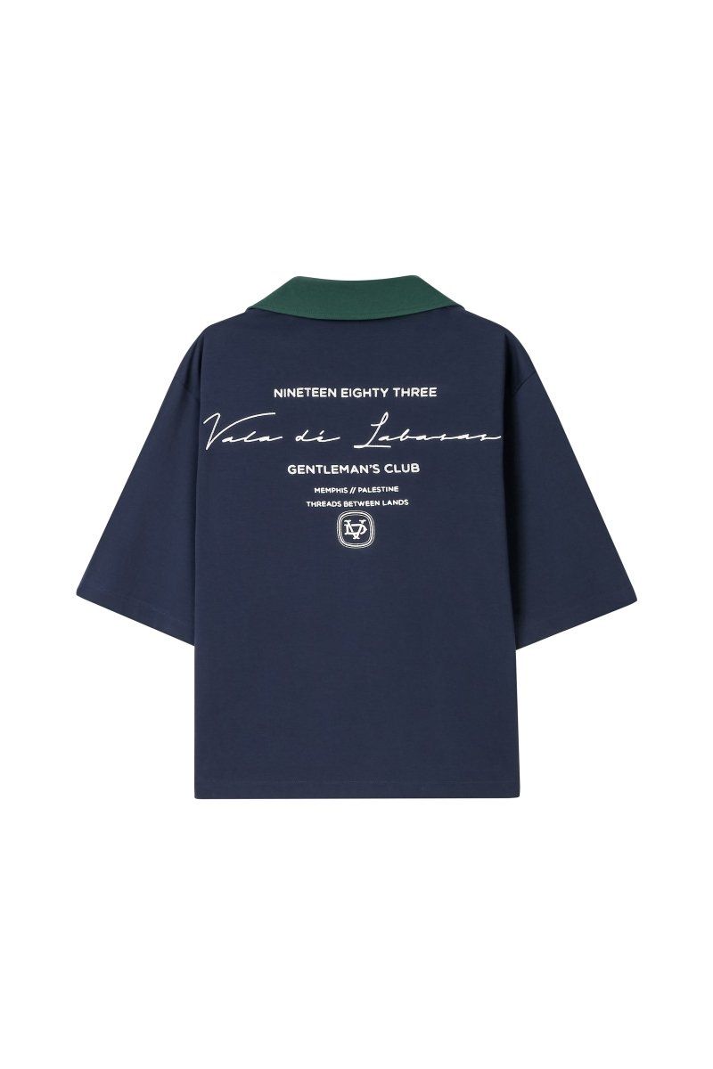 Vala De Labasas Scuro Button Down Men's Shirt - Embroidered Logo