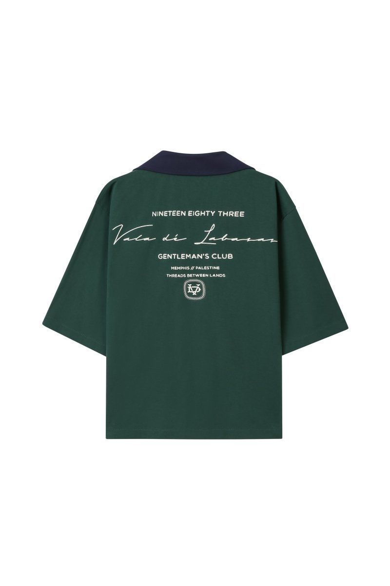 Vala De Labasas Scuro Button Down Men's Shirt - Embroidered Logo