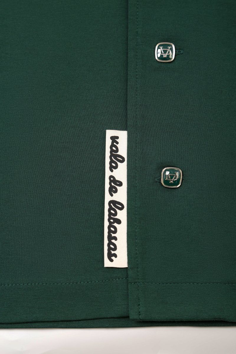 Vala De Labasas Scuro Button Down Men's Shirt - Embroidered Logo