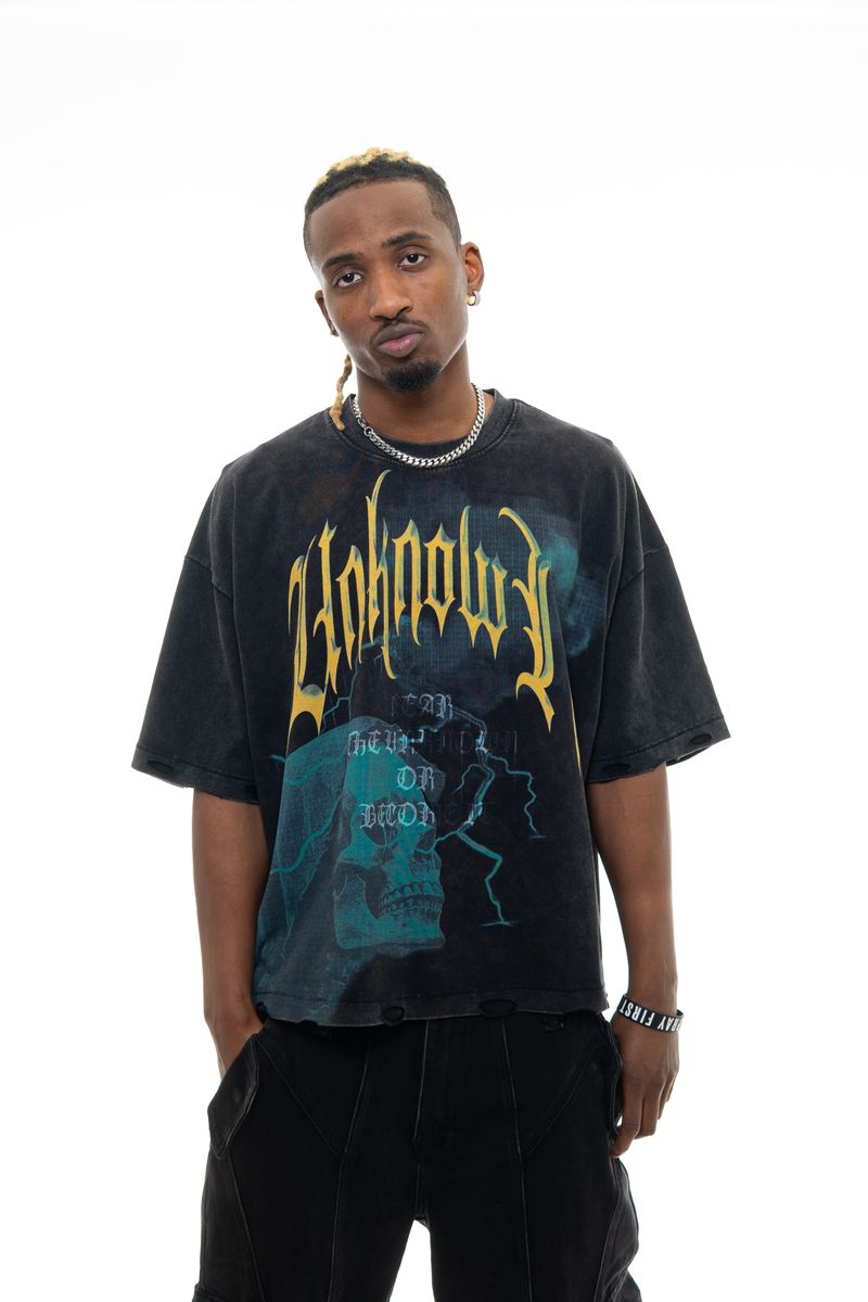 Unknown Washed Black T-Shirt
