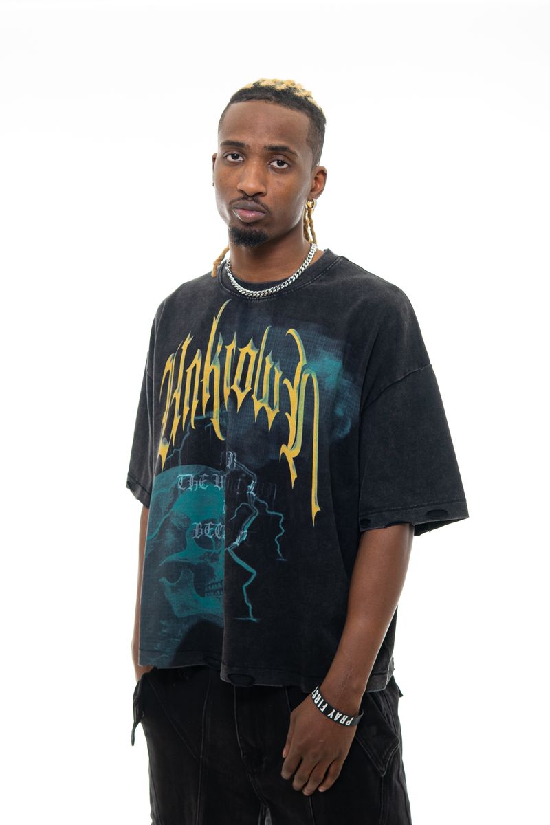 Unknown Washed Black T-Shirt