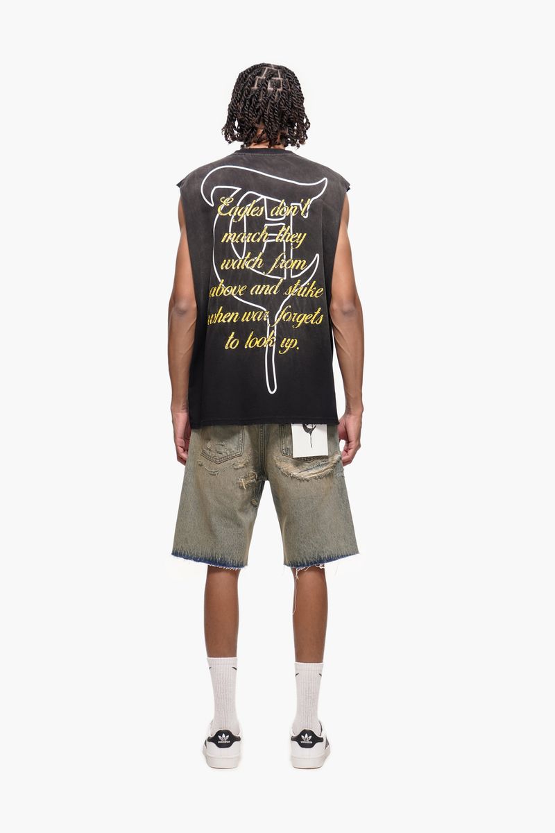 Trnchs Fight Tank Top - Graphic Black