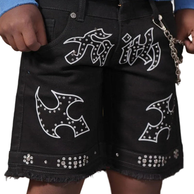 ELITE PREMIUM Faith Double Waist Baggy Shorts Youth - Feature
