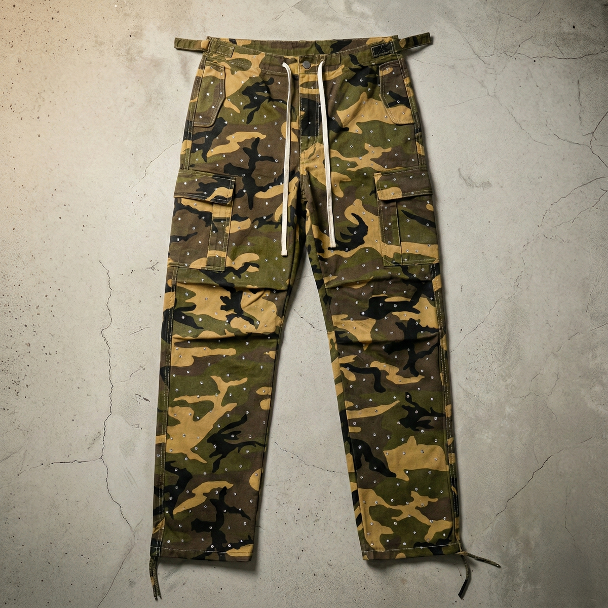 Paradise Lost Camo Cargo Pants - Adjustable