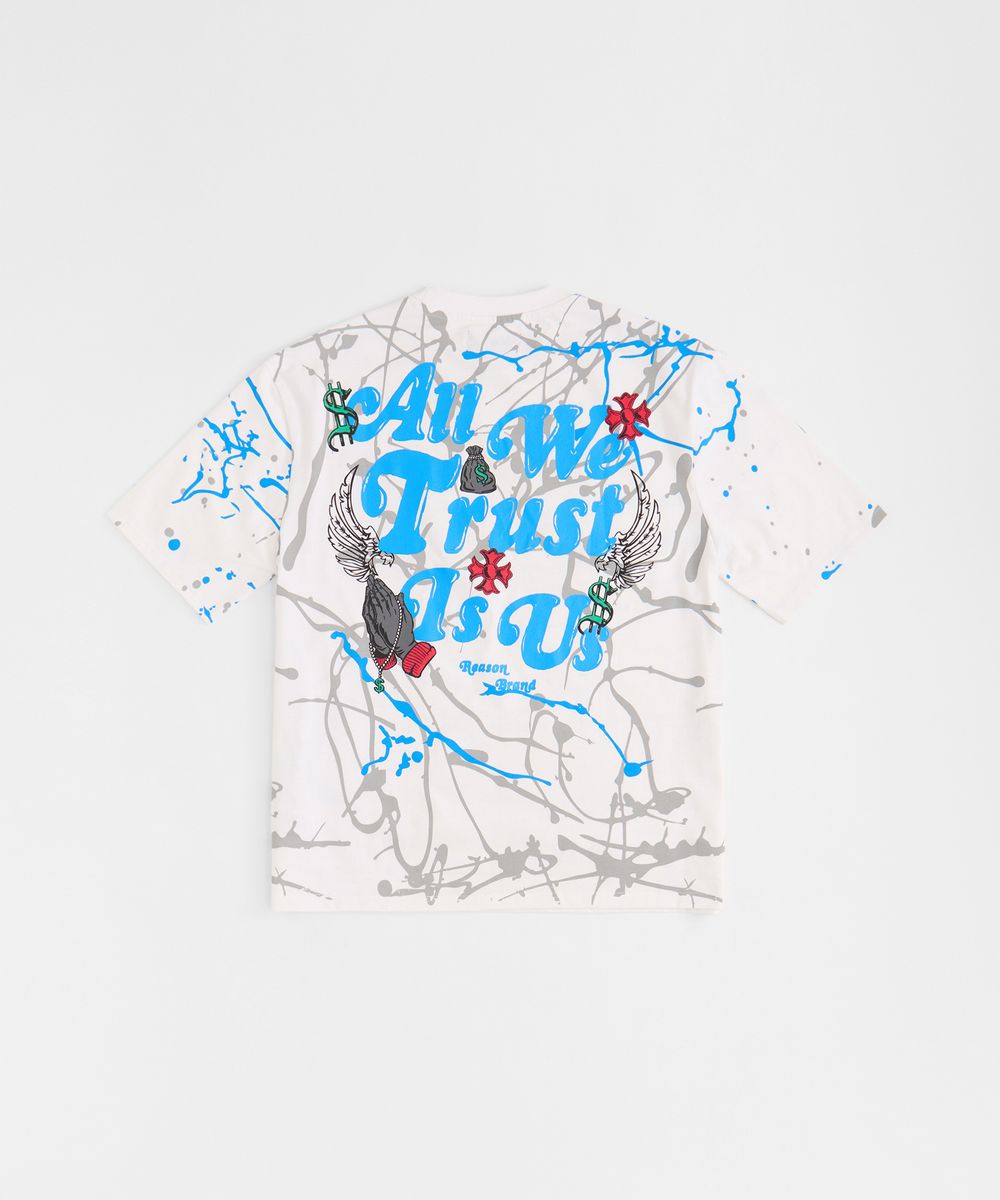 Reason Brand Splatter T-Shirt - Graphic