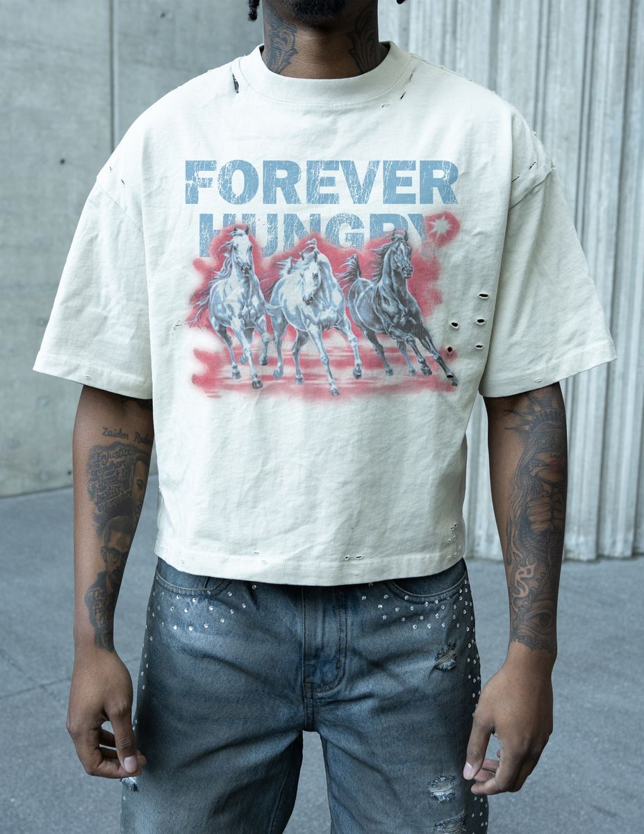 Forever Hungry Horses Forever Tee T-Shirt
