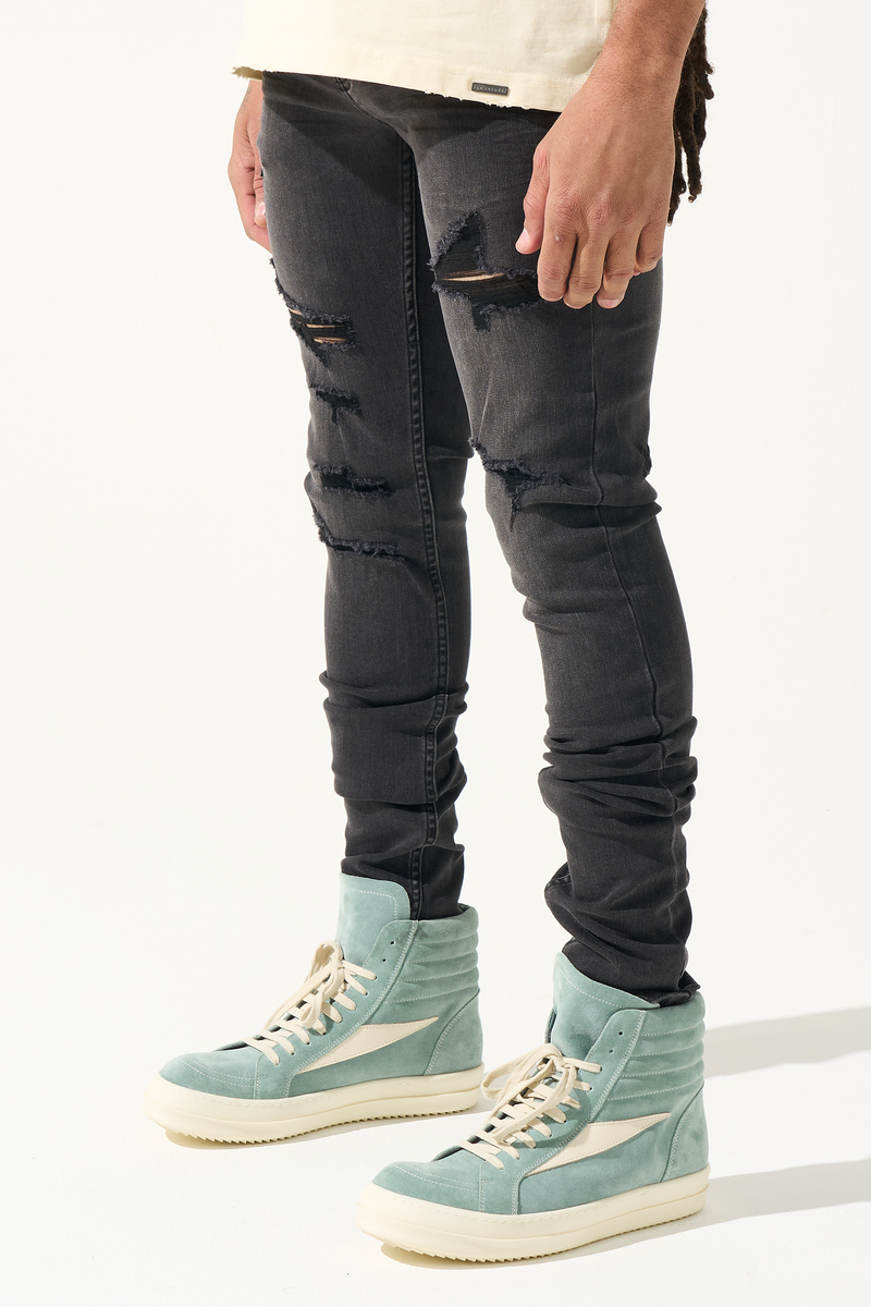 Serenede Shadow Jeans - Skinny Fit Coal