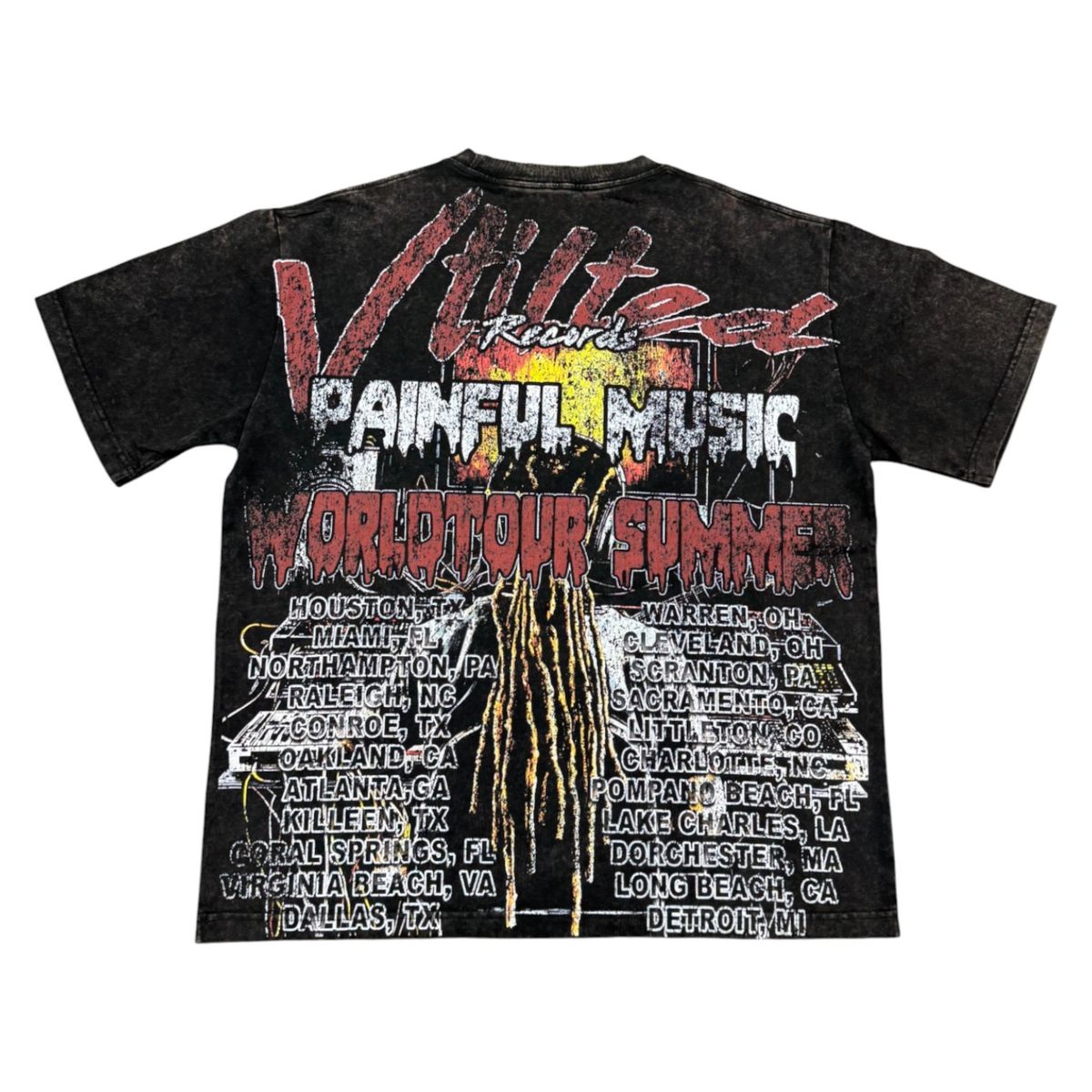Vtilited Records T-Shirt - Black