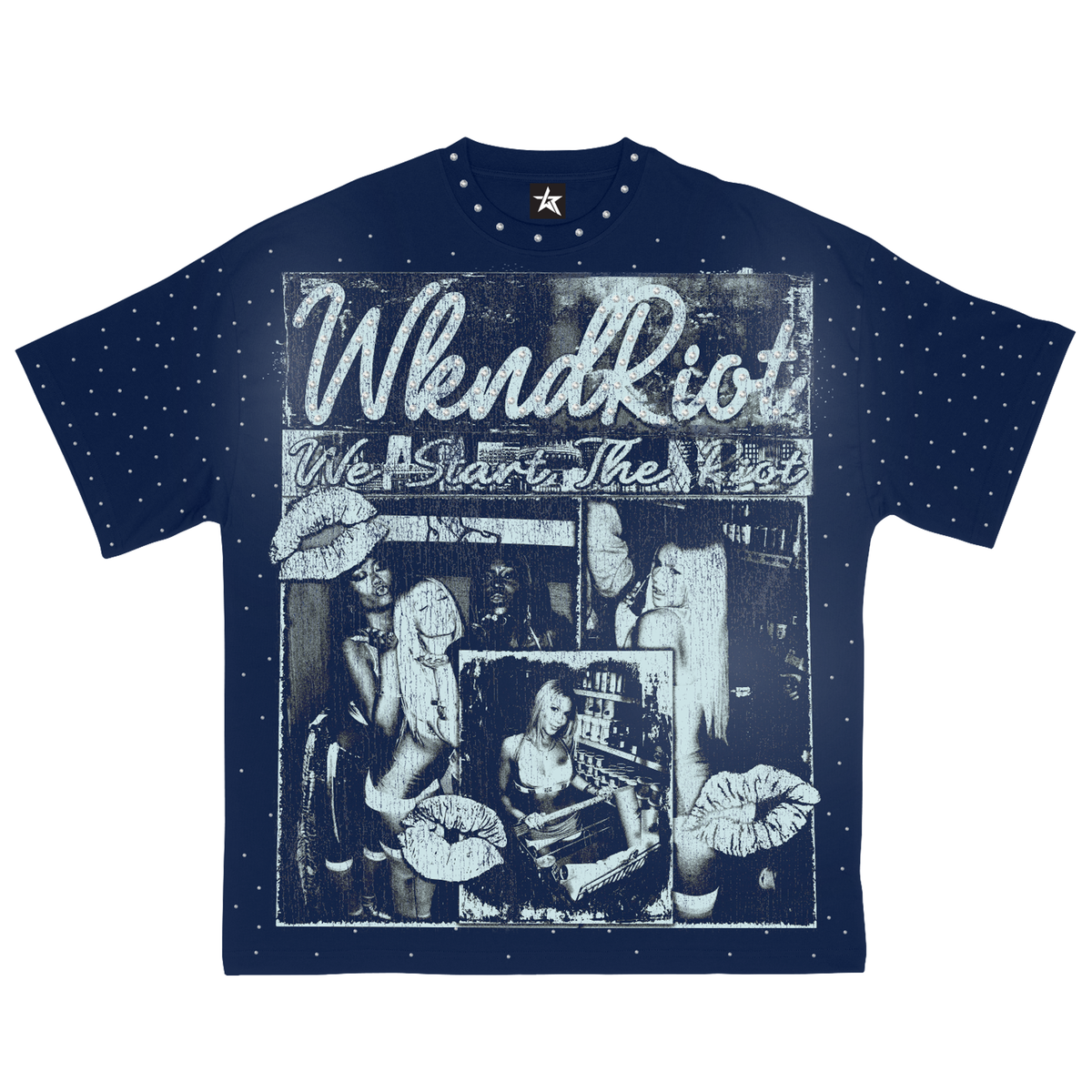 Wknd Riot Star Graphic T-Shirt - Midweight