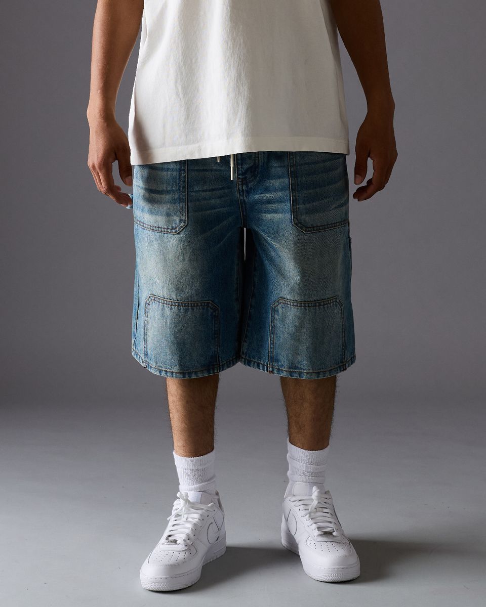 Kofl Patch Shorts - Oversized