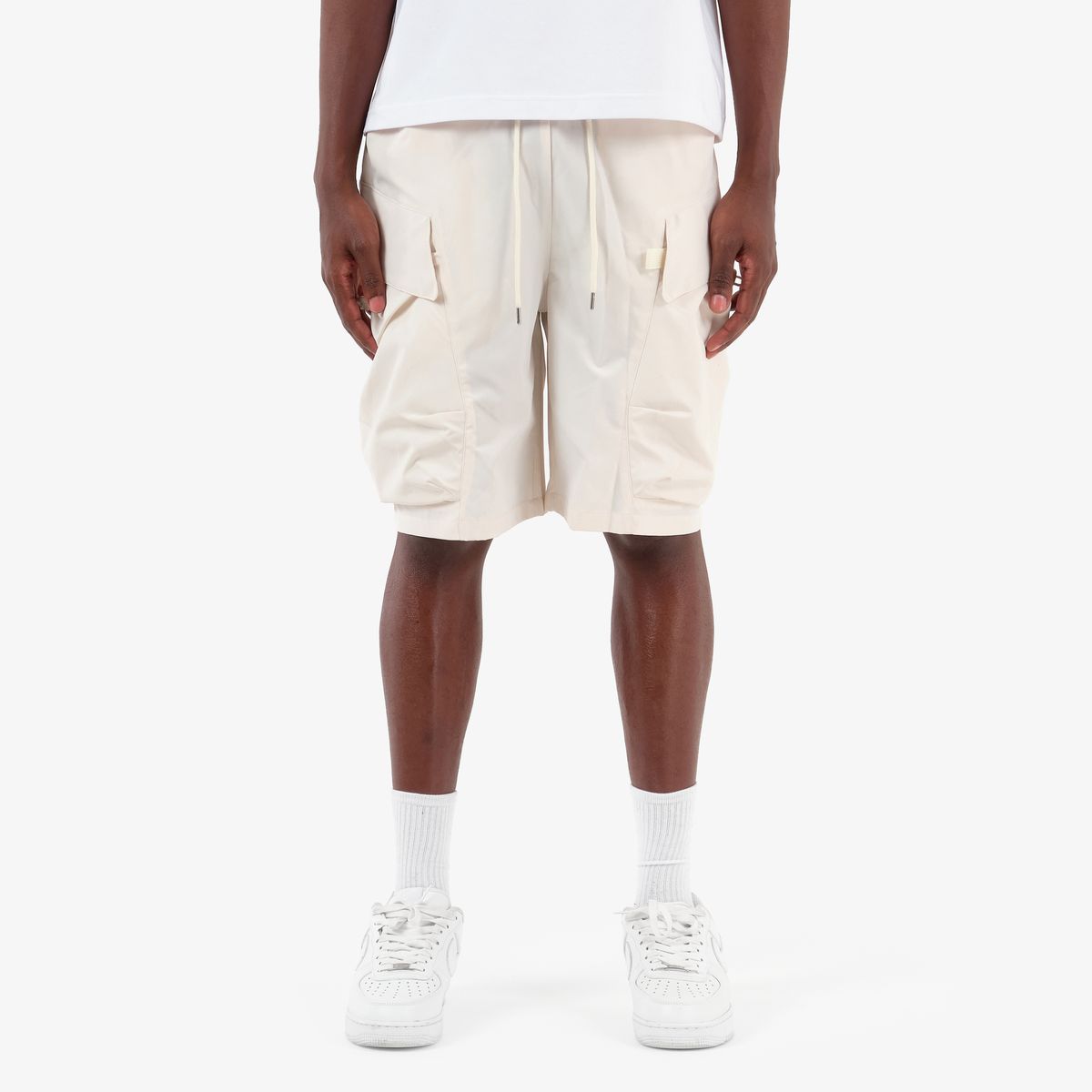 Copper Rivet Dual Pocket Shorts - Elastic Waistband