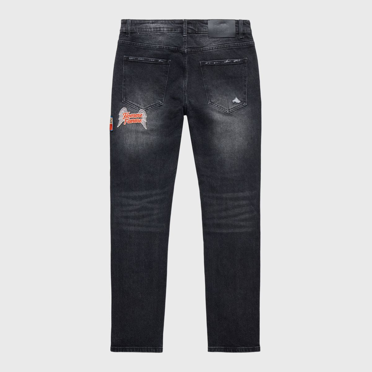 Homme+Femme Heartbreak Jeans - Patchwork