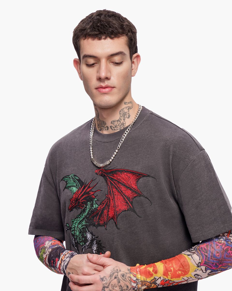 Valabasas Dragon T-Shirt - Embroidered