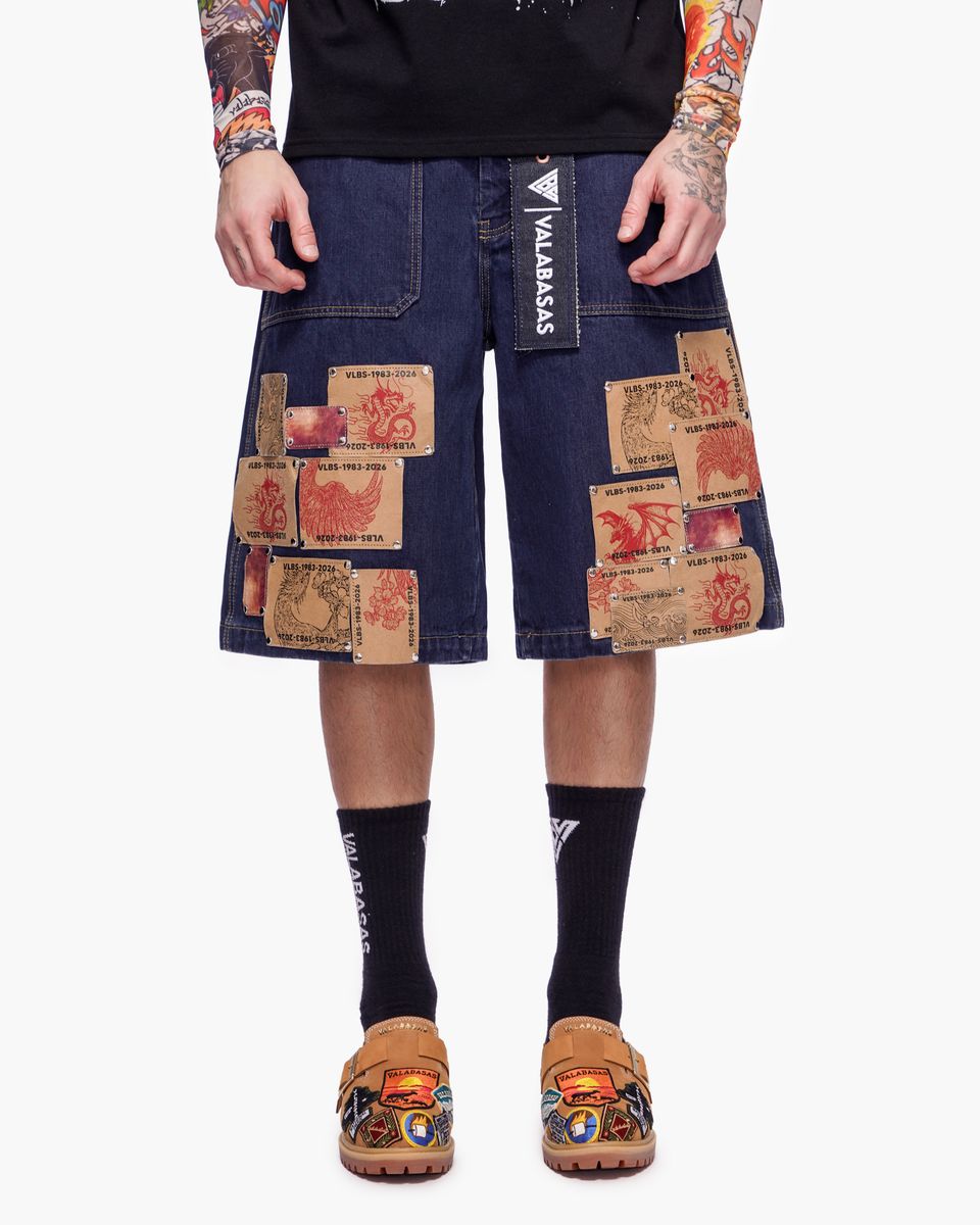 Valabasas Torinx Shorts - Graphic Patchwork