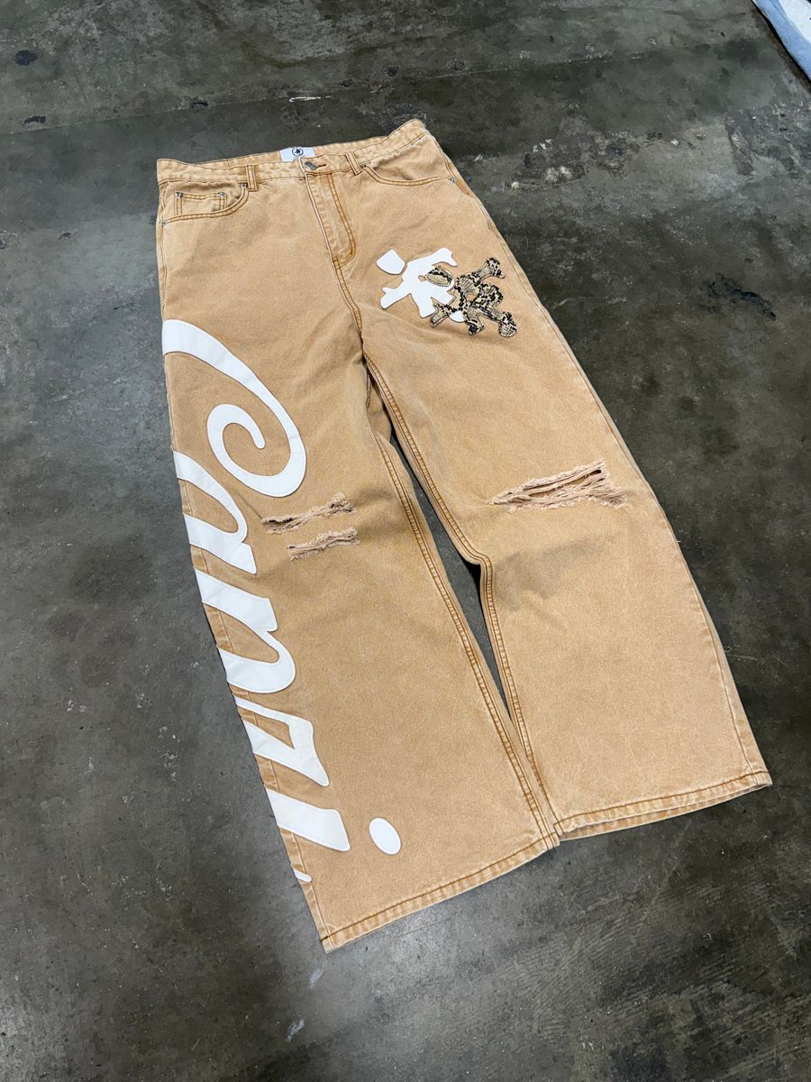 Project Capri Snakeskin Jeans - Distressed