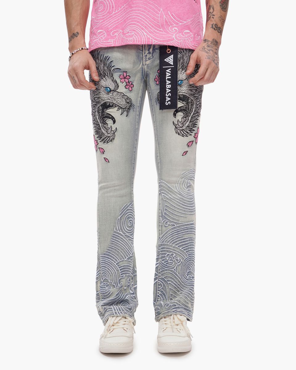 Valabasas Dragon Jeans - Stacked Fit