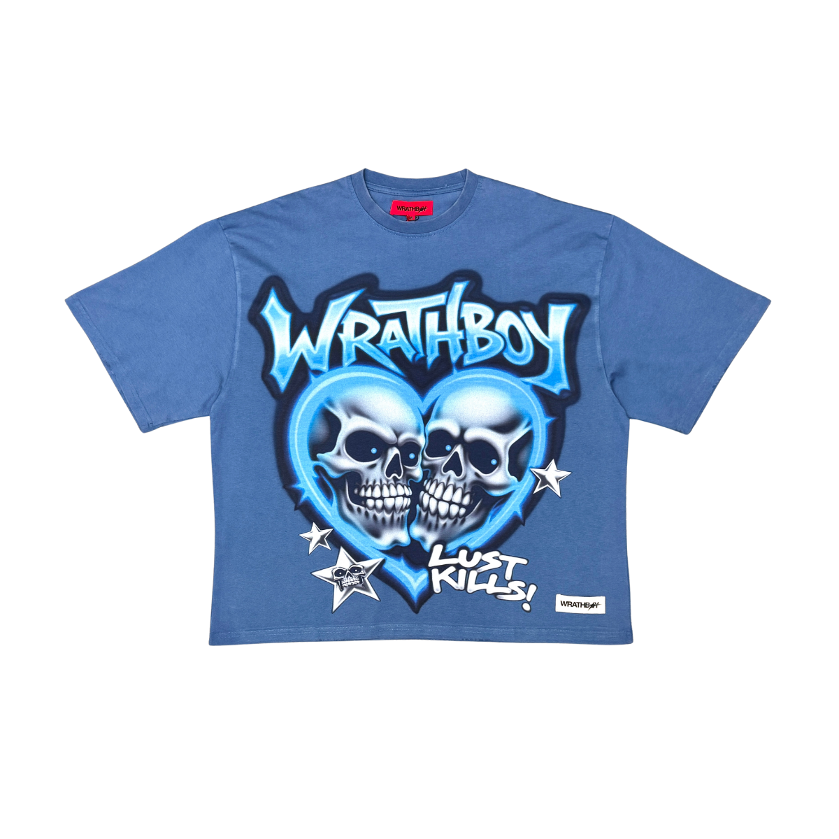 Wrathboy Lust Kills Tee - Blue