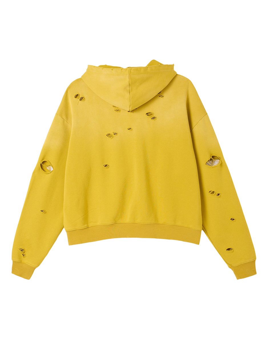 AZVA EAGLE VALLEY DISTRESSED HOODIE