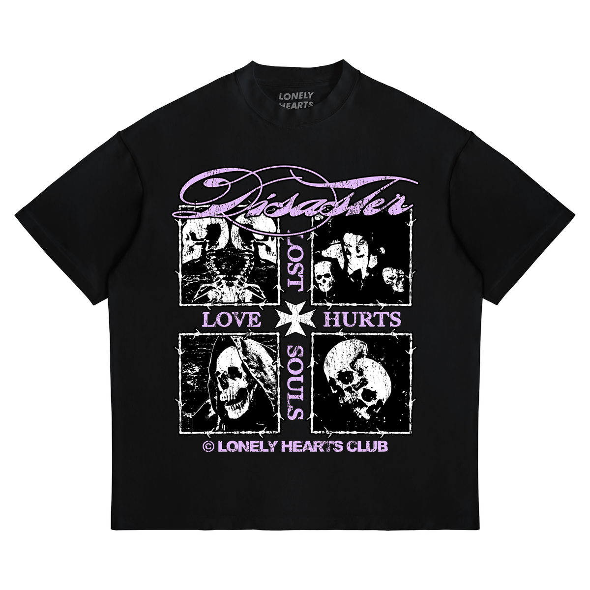 Lonely Hearts Love Hurts T-Shirt - Graphic