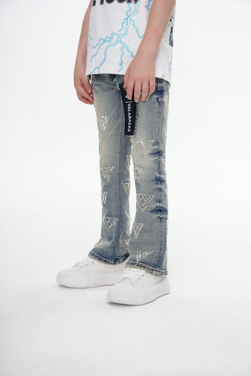 Valabasas Code Youth Jeans - Embroidered Detail