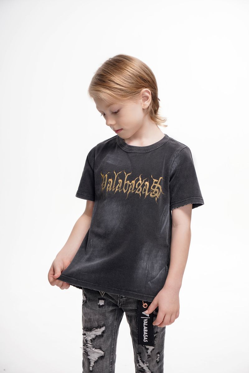 Valabasas Inked Elegance Youth T-Shirt - Graphic Print
