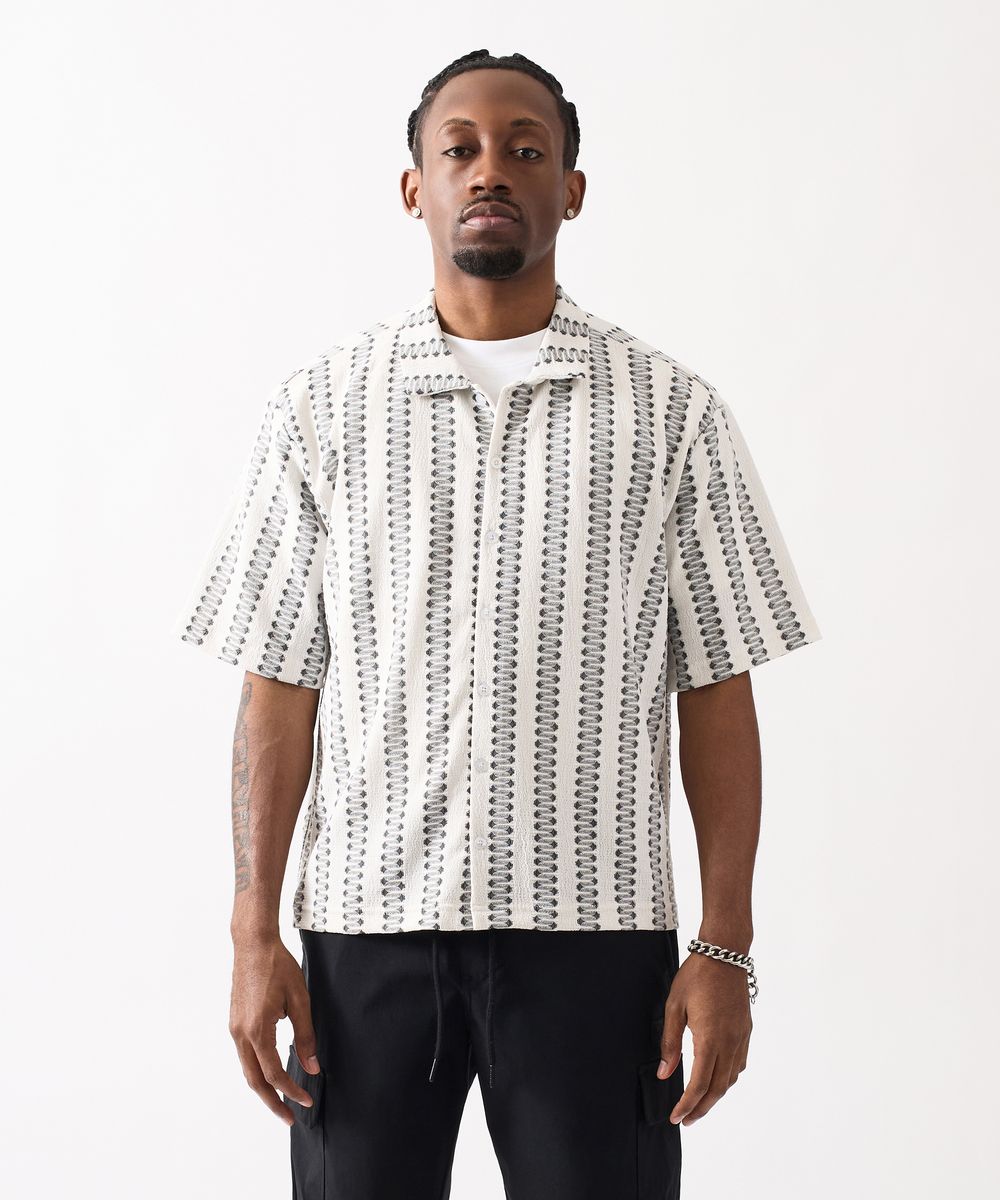 Reason Brand Textured Shirt - Graphic