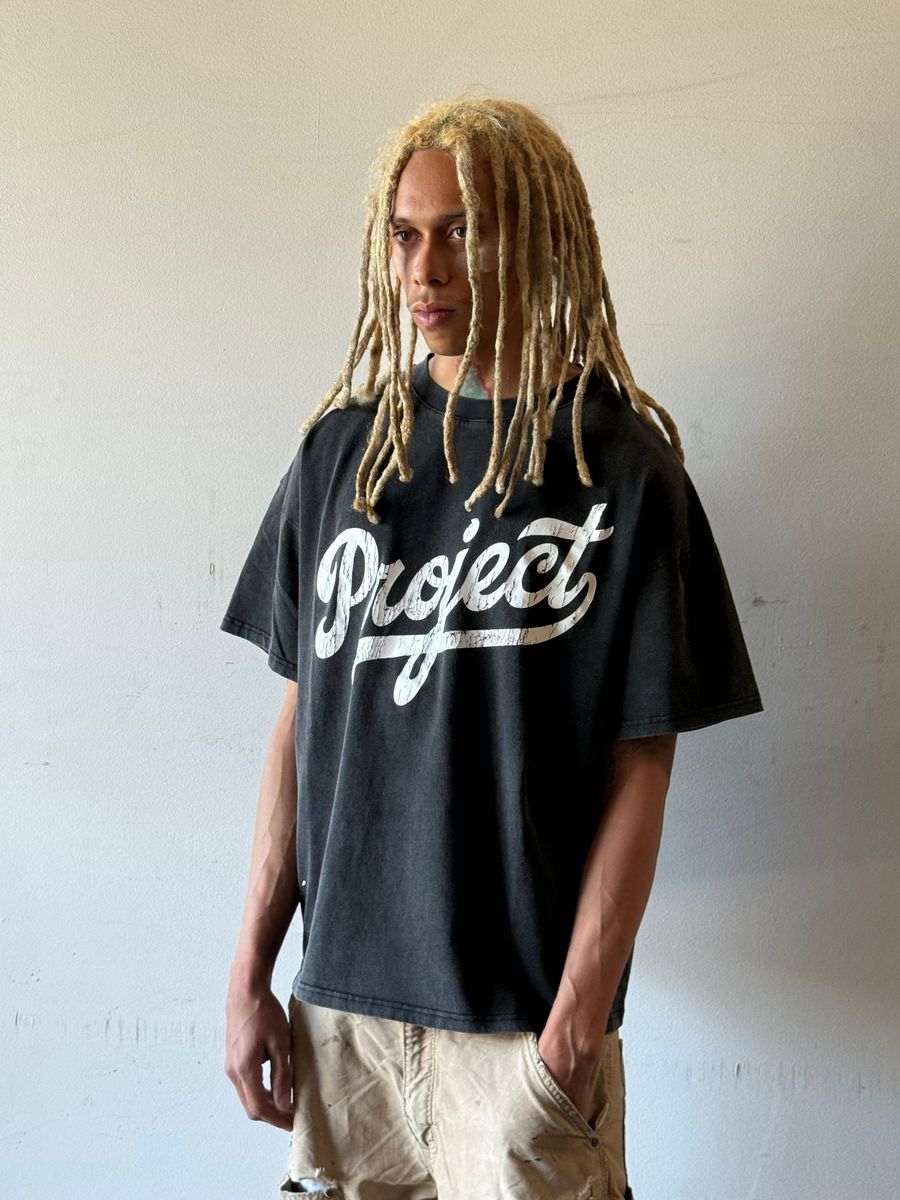 Project Capri Script T-Shirt - Washed