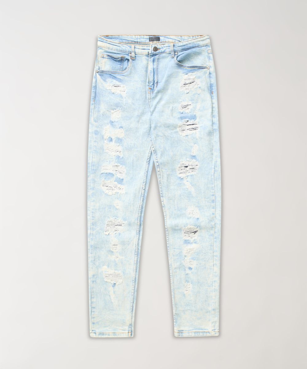 Reason Brand Stacked Jeans - Tapered Leg