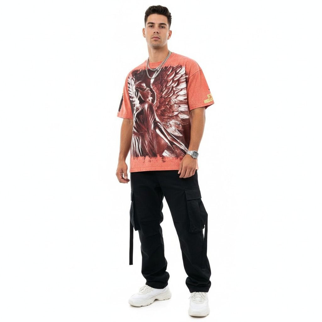 Stray Angel T-Shirt - Brick
