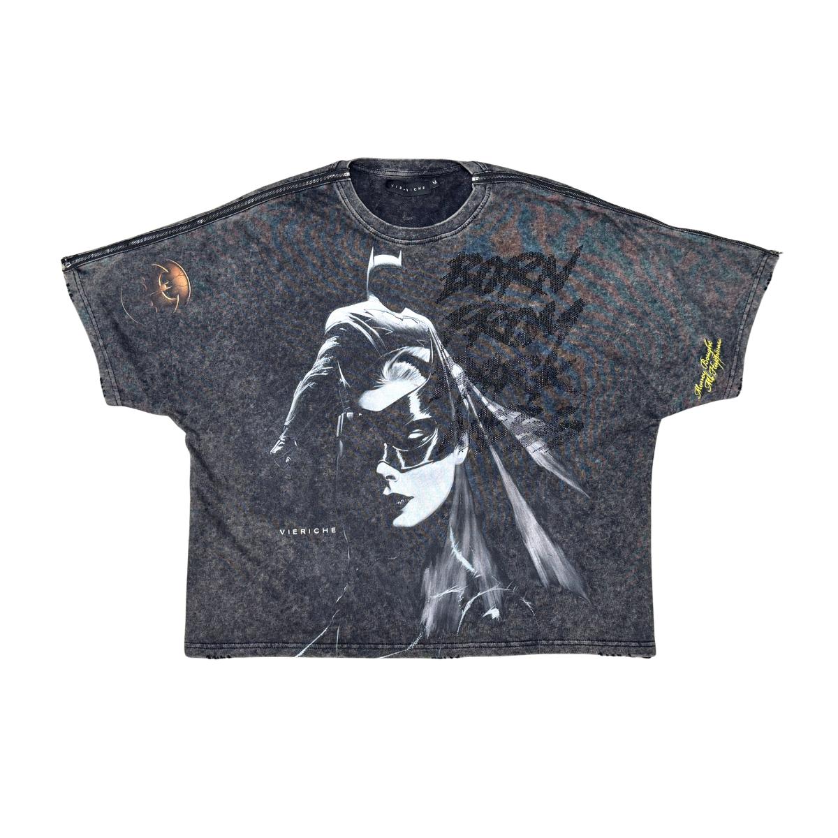 Vie+Riche Dark Knight Tee - Acid Wash