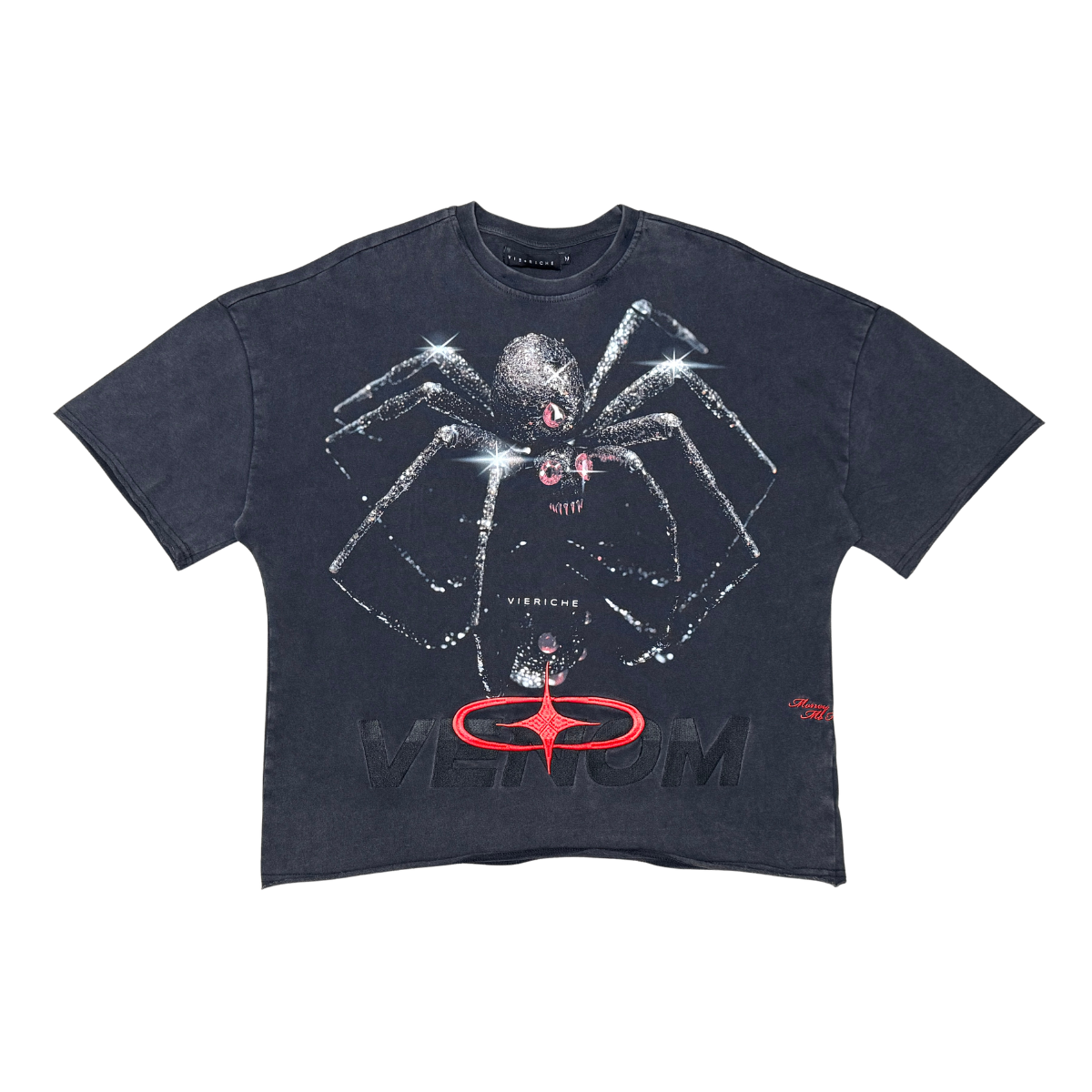 Vie Riche Arachnophobia Tee - Black