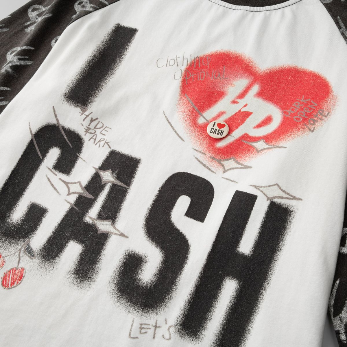 Hyde Park Heart Raglan T-Shirt - Graphic