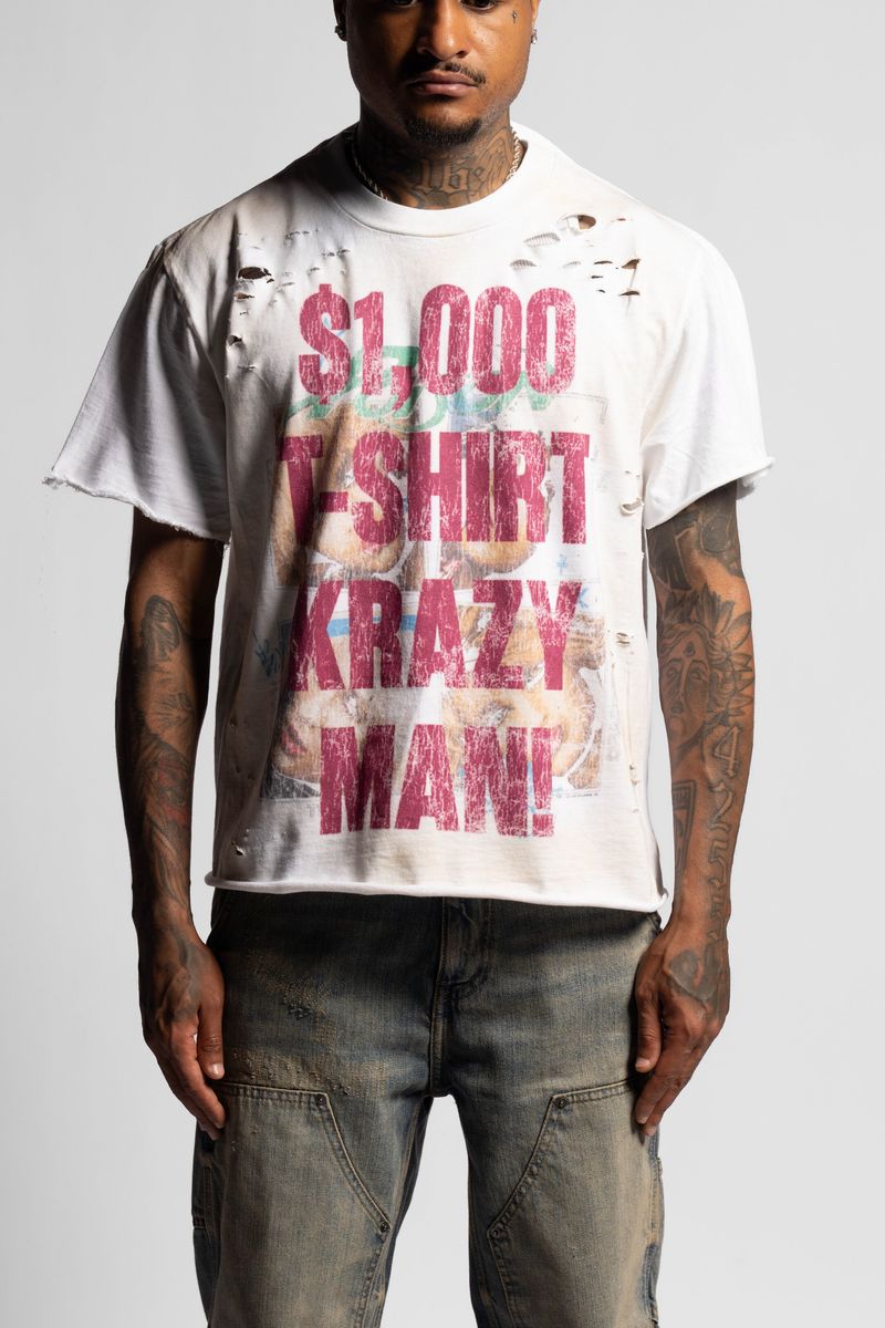 Krazy Ambition Price Tag T-Shirt - Distressed