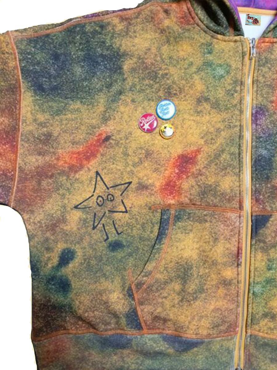 Dry Rot Star Hoodie - Acid Wash