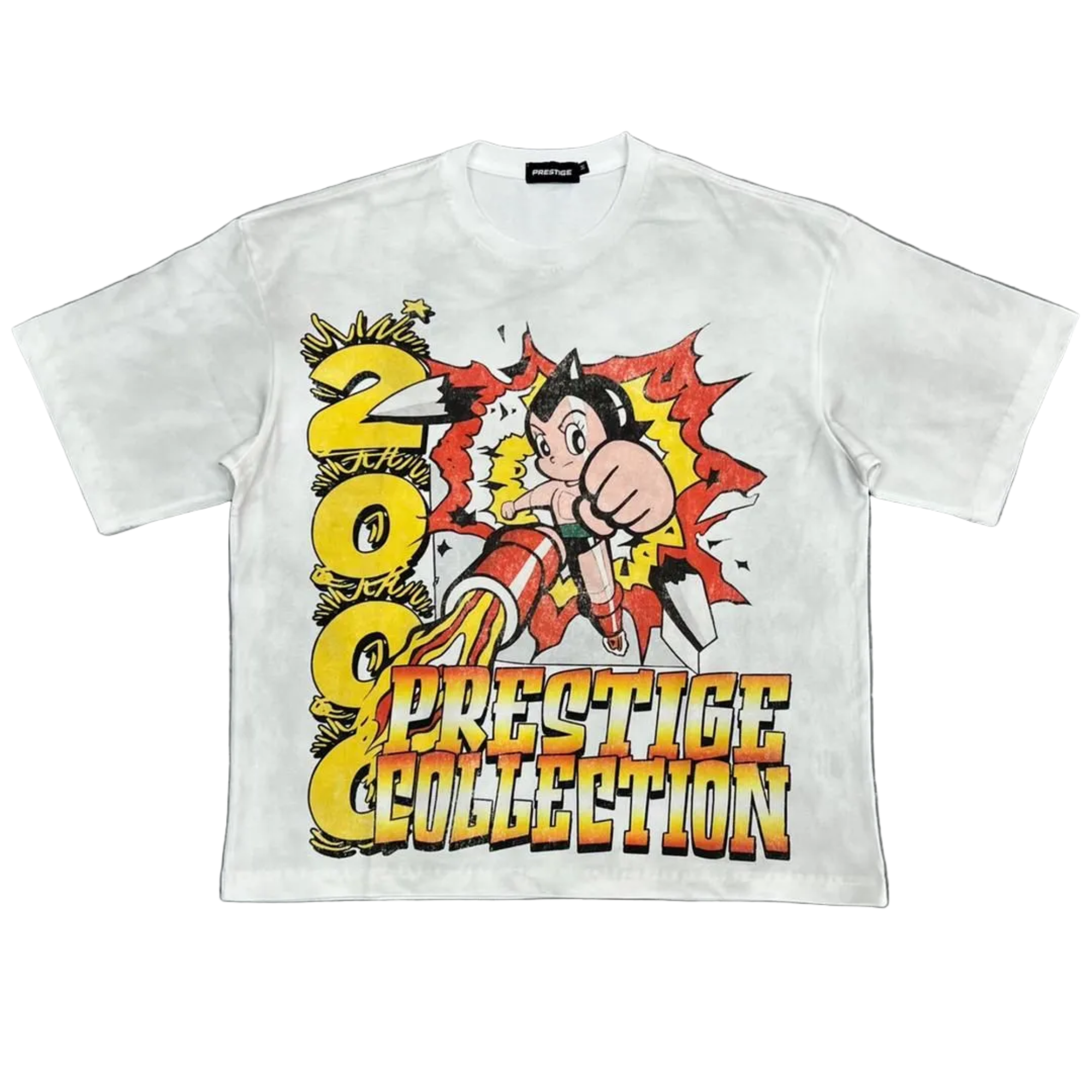 Prestige Denim Astro Tee - Graphic White