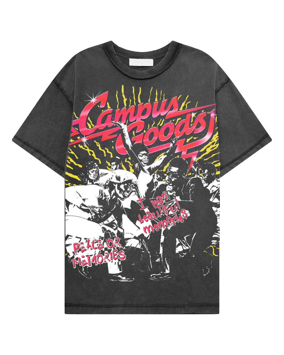 Campus Harlem Tee – Black