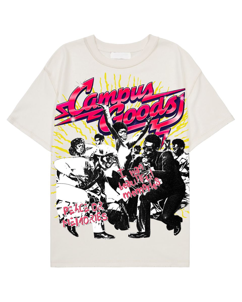 Campus Harlem Tee – Cream