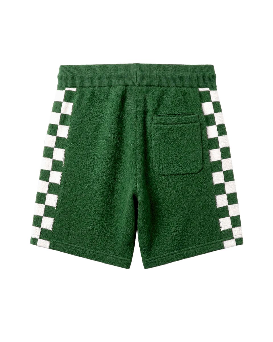Campus Checkered Shorts - Jacquard Green