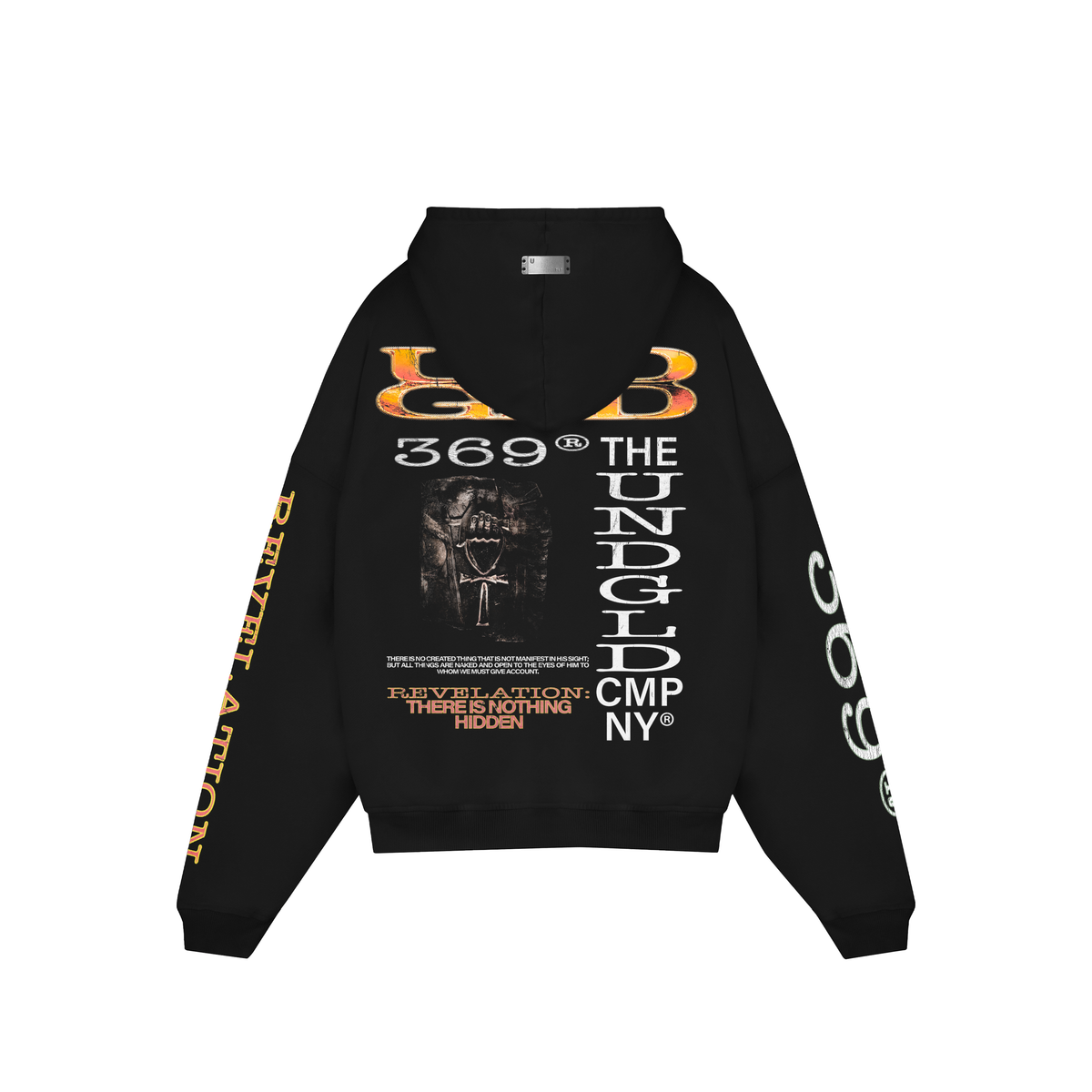 UNDERGOLD Revelation Iluminare Graphic Hoodie – Black