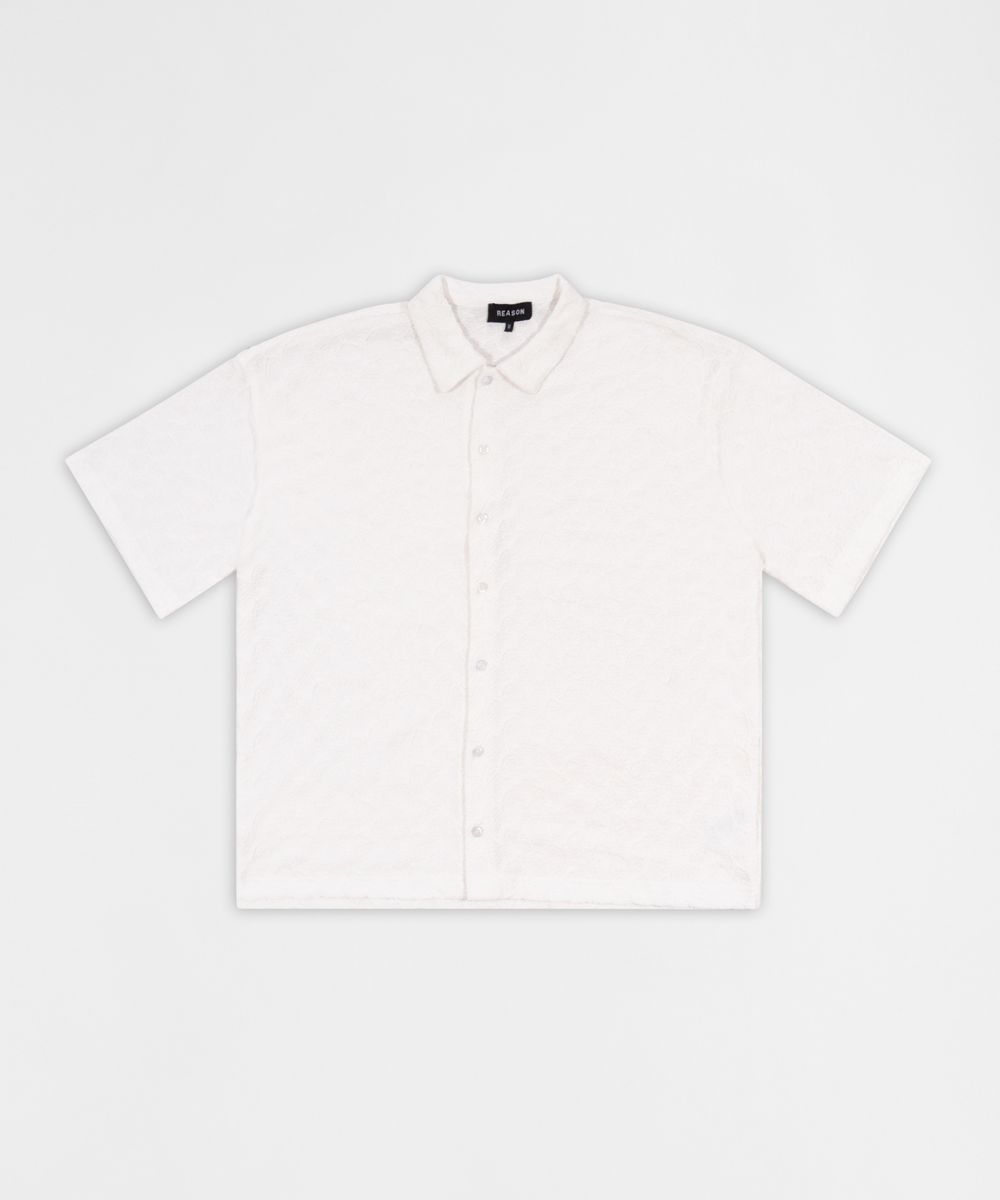 Reason Brand Jacquard Shirt - Textured
