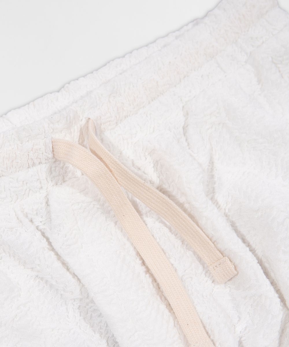 Reason Brand Textured Shorts - Elastic Waistband