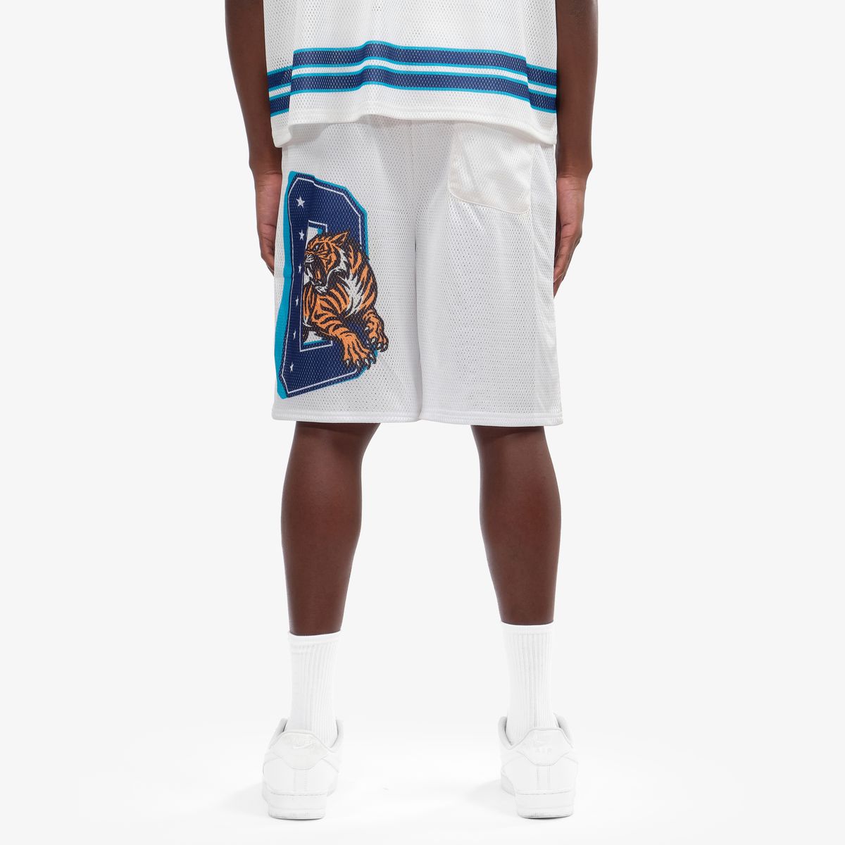 Copper Rivet Tiger Shorts - Mesh