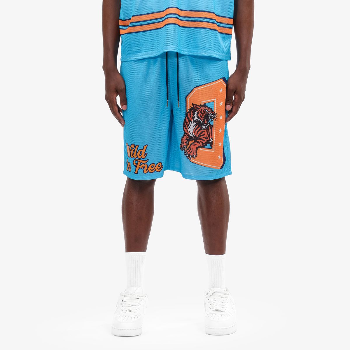 Copper Rivet Tiger Shorts - Graphic