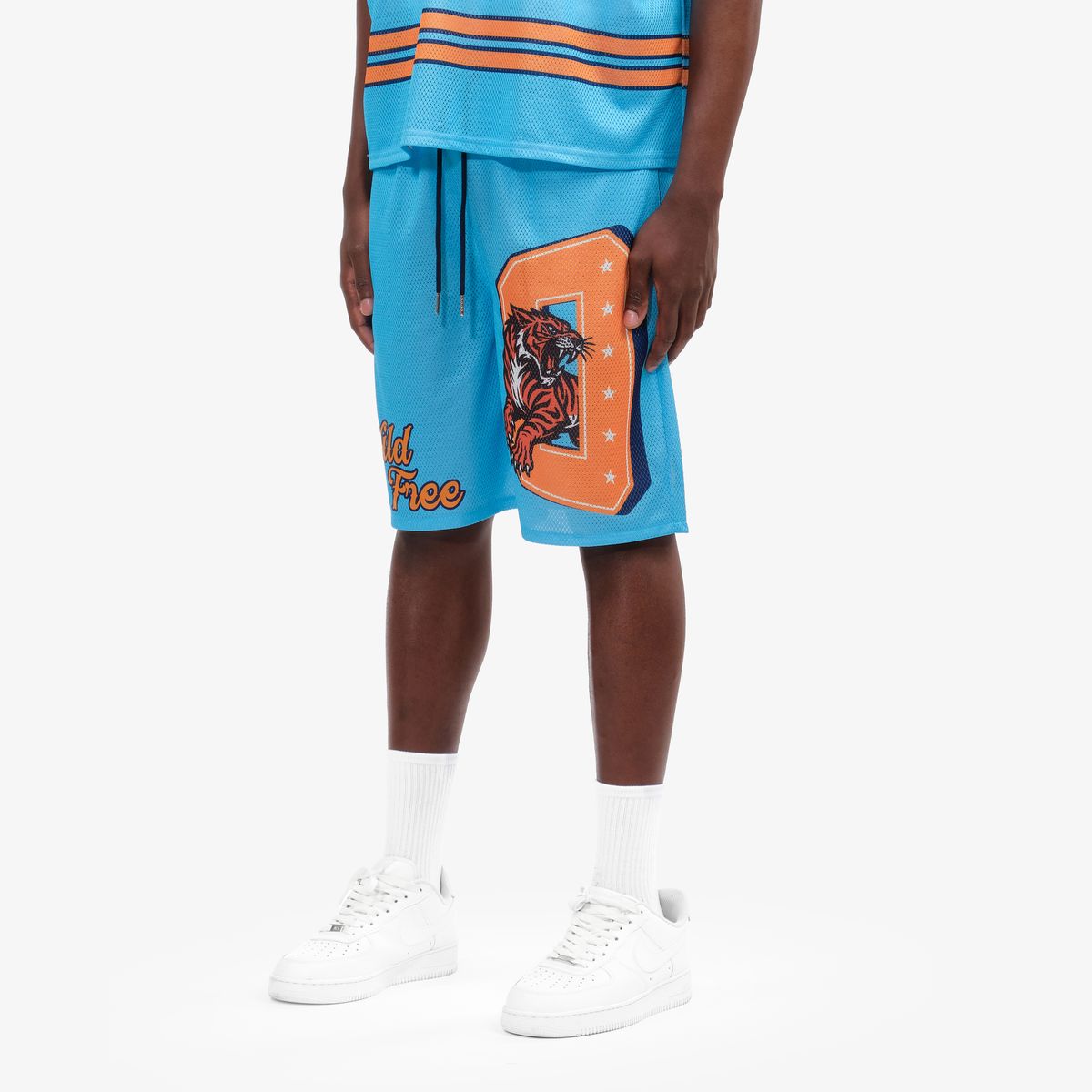 Copper Rivet Tiger Shorts - Graphic